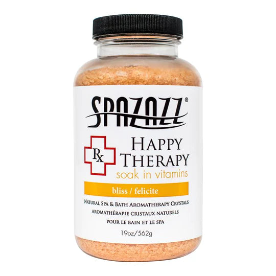 SPAZAZZ RX Happy Therapy Spa Crystals 19 OZ