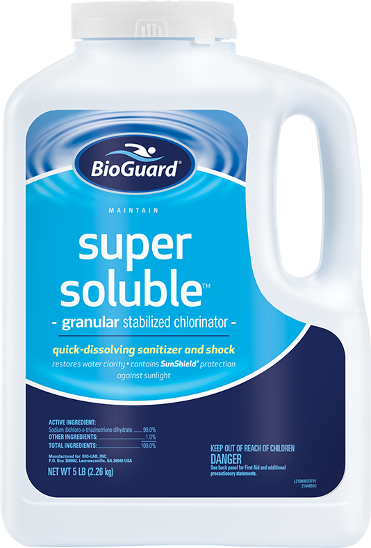 BioGuard Super Soluble chlorinating granules