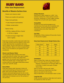 Ruby Sand Filter Media