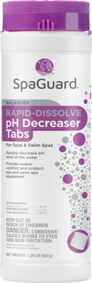 SpaGuard Rapid Dissolve pH Decreaser tabs