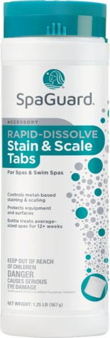 SpaGuard Rapid Dissolve Stain and Scale tabs