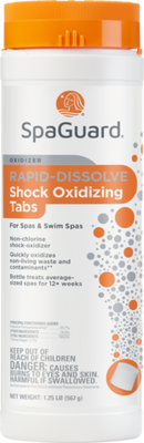 SpaGuard Rapid Dissolve Shock Oxidizing tabs