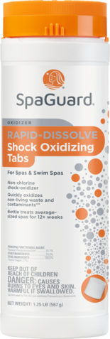 SpaGuard Rapid Dissolve Shock Oxidizing tabs