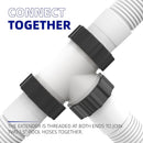 Pool Hose T Splitter Connector 1.5" X 3