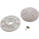 6 Inch Ultra Suction, 1.5 inch Thread White