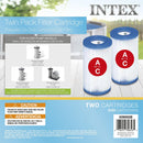 Intex Type A Filter Cartridge for Pools Twin Pack