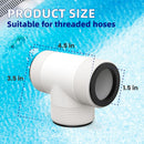 Pool Hose T Splitter Connector 1.5" X 3