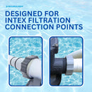 Filter pump hose for soft sided pools