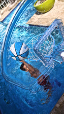 Clear Shot Stainless Compact Pool Basketball Hoop