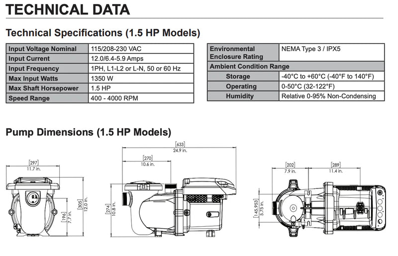 Pentair IntelliFlo 3 VSF