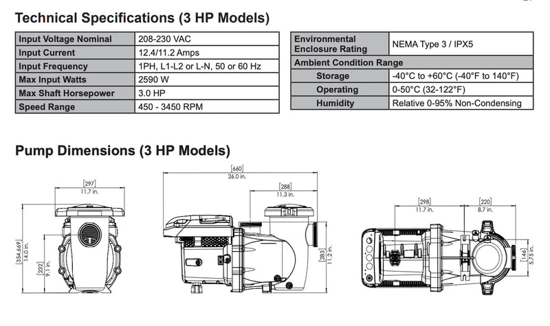 Pentair IntelliFlo 3 VSF