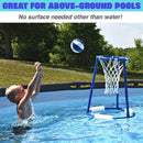 AquaHoop Floating Pool Basketball Game Set