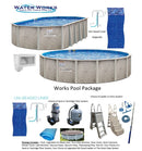 Silver Interlude 54" Salt Friendly by H.I.I. The Maker of Doughboy, Embassy and Lomart