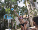 Clear Shot Stainless Compact Pool Basketball Hoop