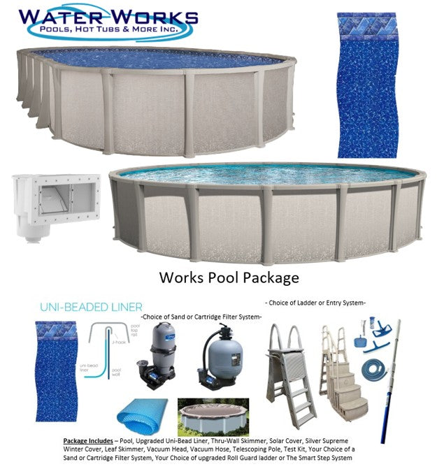 Matrix 54 by Sharkline Pools built tough to be Salt Water compatible