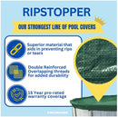 Ripstopper Winter pool Cover "Great Choice"