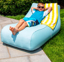 Cloud Oxford Fabric Inflatable Swimming Pool Chaise Lounger - 52"