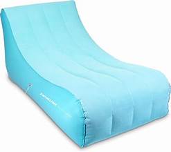 Cloud Oxford Fabric Inflatable Swimming Pool Chaise Lounger - 52"