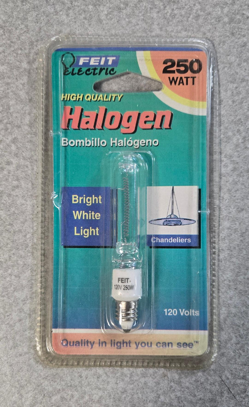 FEIT 125 Volt 250 Watt T4 Bayonet Thread In Halogen Light Bulb