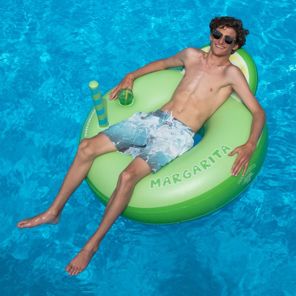 Swimline Vinyl Inflatable Margarita Tube Ring