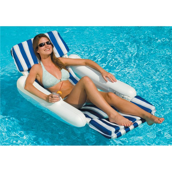 Swimline SunChaser Padded Floating Luxury Lounge 10010