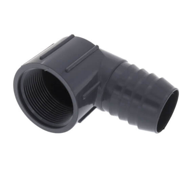 Spears 1 ½" Poly Pipe PVC Insert 90° 1407-015