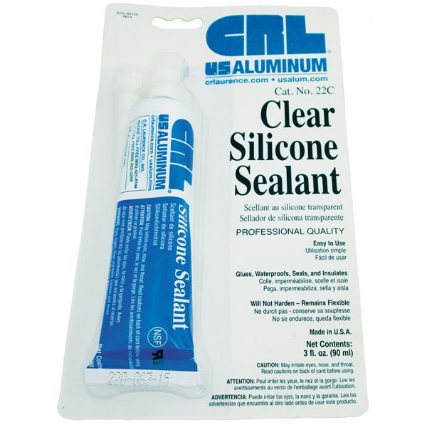 CRL 3 oz Clear Silicone Squeeze Tube