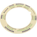 PENTAIR Top Mount Valve Label