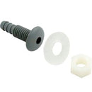 Air Injector, Waterway, Button, 1/4" Barb, Gray