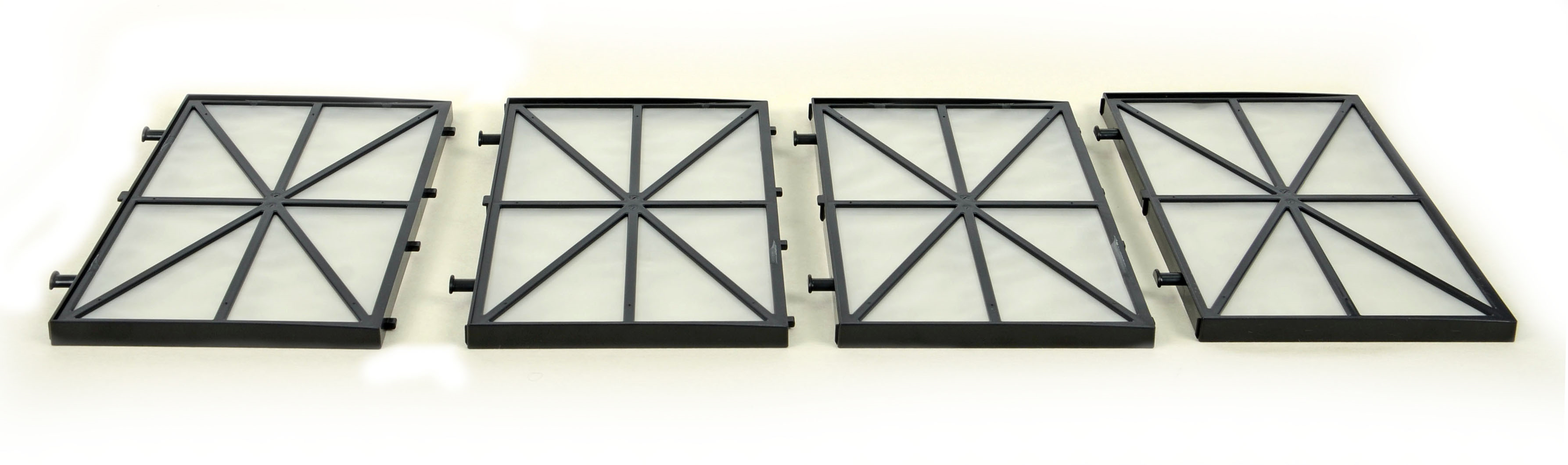 FINE FILTERS, LARGE (SET OF 4)