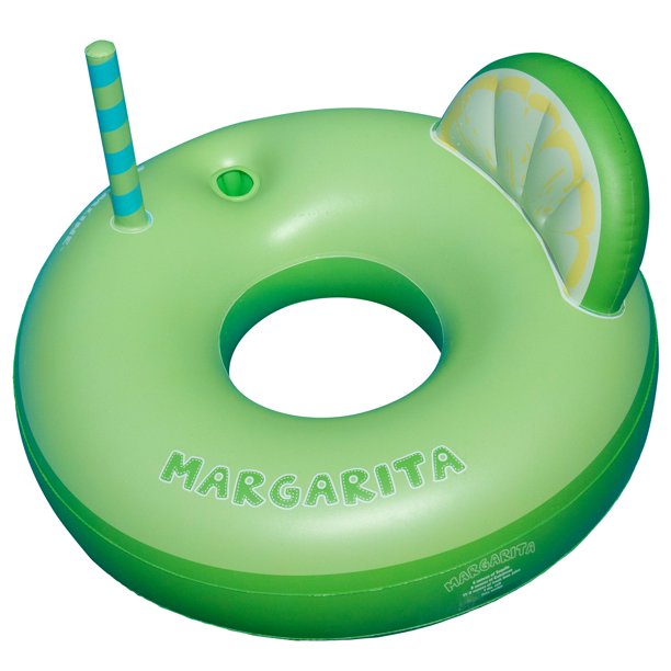 Swimline Vinyl Inflatable Margarita Tube Ring