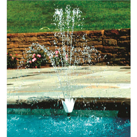 Swimming Pool Wall Flower Fountain Set