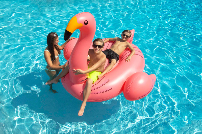 Swimline 78" x 76" Giant Ride-On Flamingo