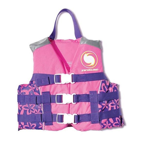 SWIMLINE USCG APPROVED KID'S LIFE VESTS COLORS MAY VARY BLUE OR PINK