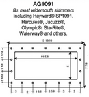 Skimsaver Skimmer Faceplate and Lid