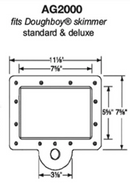 Skimsaver Skimmer Faceplate and Lid