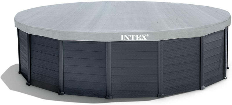 Intex 15' 8" x 49" Graphite Gray Panel Above-Ground Swimming Pool "1 LEFT IN STOCK"
