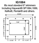 Skimsaver Skimmer Faceplate and Lid
