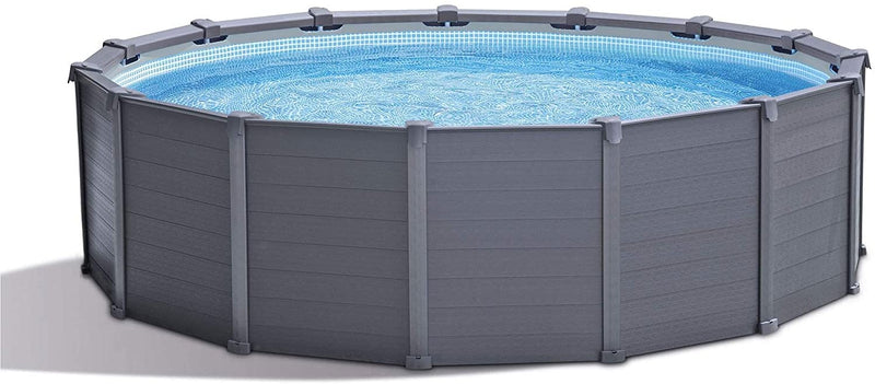 Intex 18 x 52" Graphite Gray Panel Above-Ground Swimming Pool