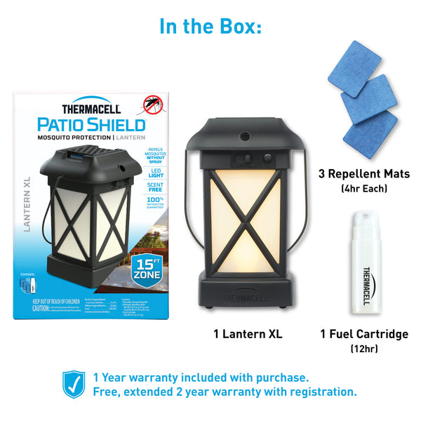 Patio Shield Mosquito Repeller Lantern XL