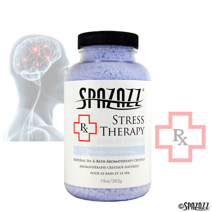 SPAZAZZ Rx STRESS THERAPY (DE-STRESS) CRYSTALS 19OZ