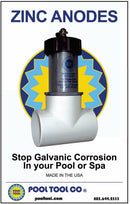 Pool Tool 2" In-Line Zinc Anode